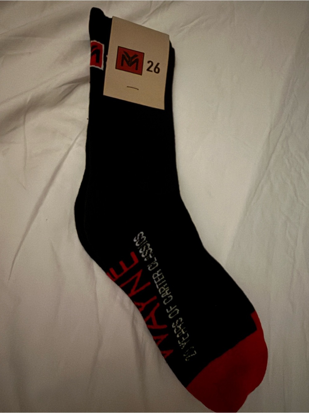 Lil Wayne Carter Anniversary Tour Socks
